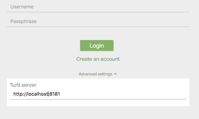 Username, Password, and IP Screen