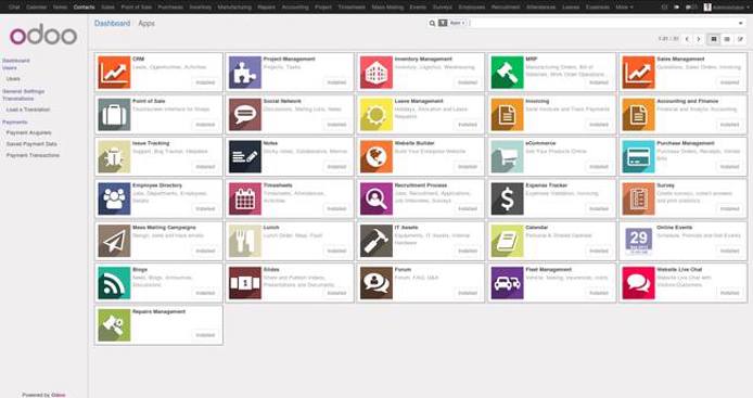 Odoo applications