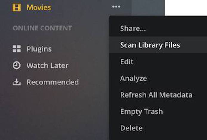 Plex Scan Media